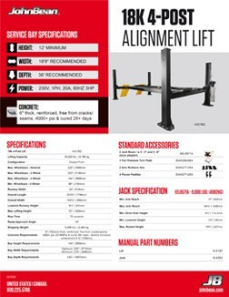 18k 4 post lift pdf